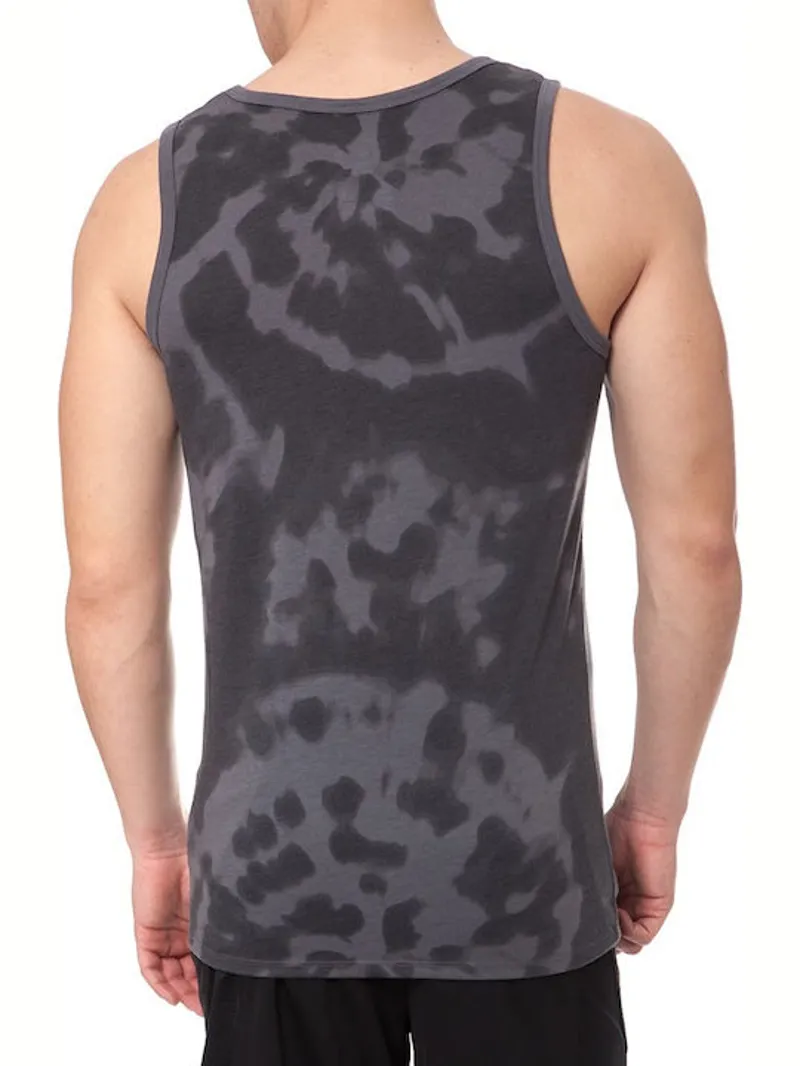 Nike Men's Run Printed Tie Dye Tank Black-3